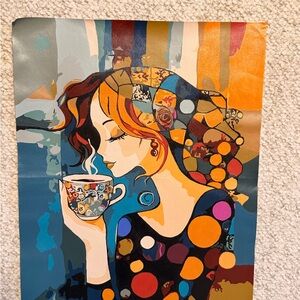 Colorful Abstract Woman Canvas Art